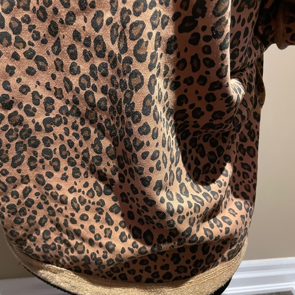 French Terry Reversible Oversized Long Sleeve Top - Picture 11 of 12